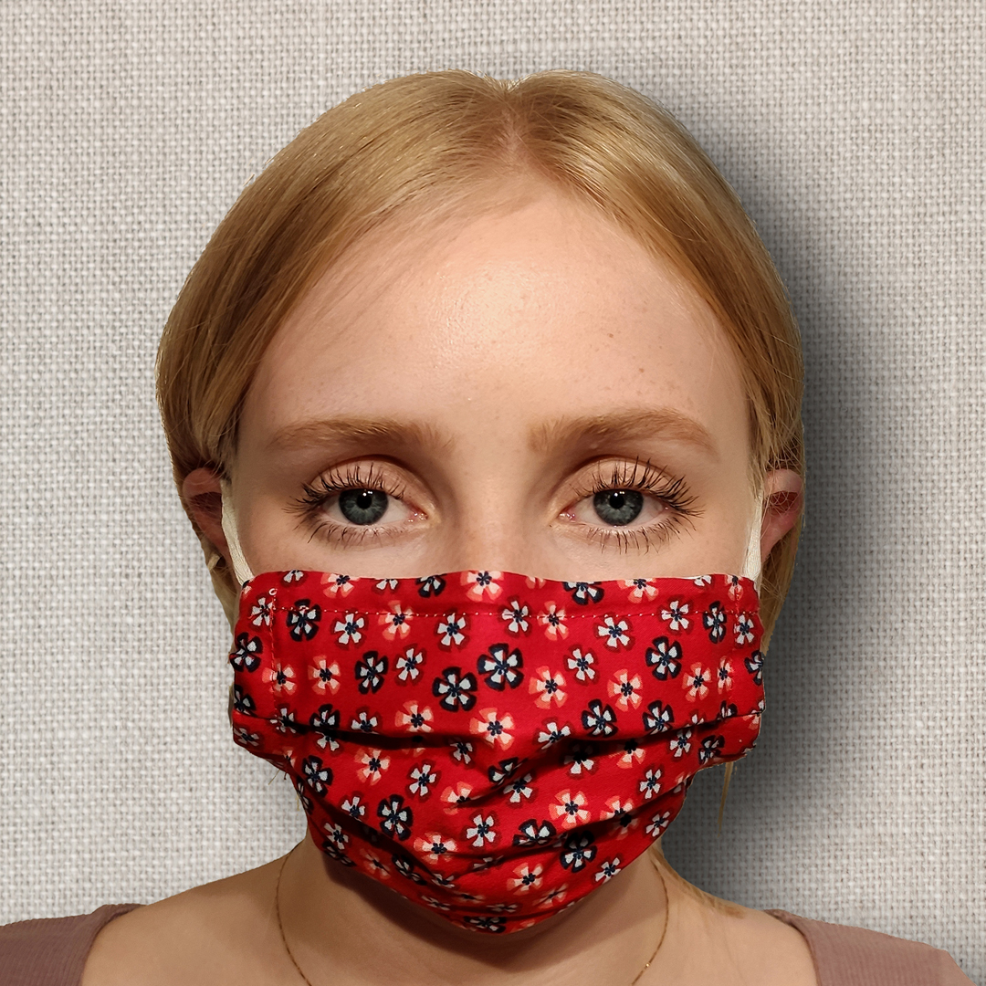 Red Flowers Blue Front