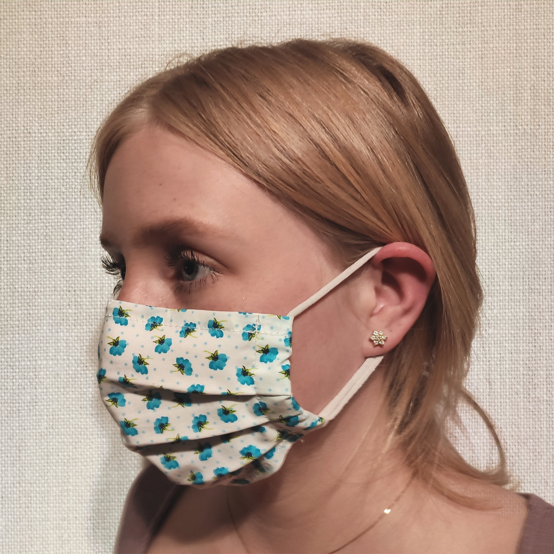 White Flower Blue Side